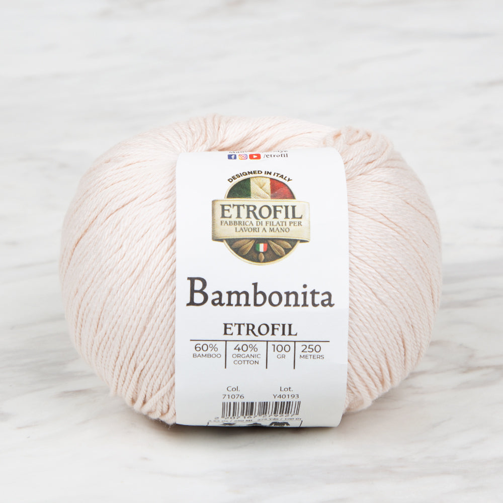 Etrofil Bambonita Krem El Örgü İpi - 71076